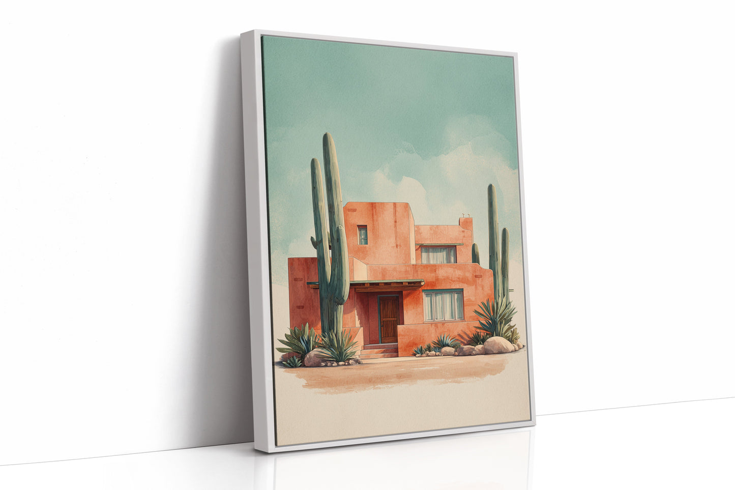 Desert Home Beneath Wide Skies