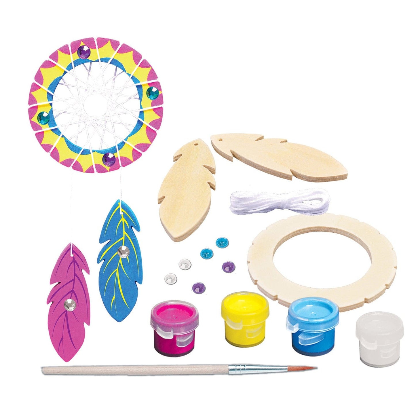 Dream Catcher Wood Craft & Paint Kit