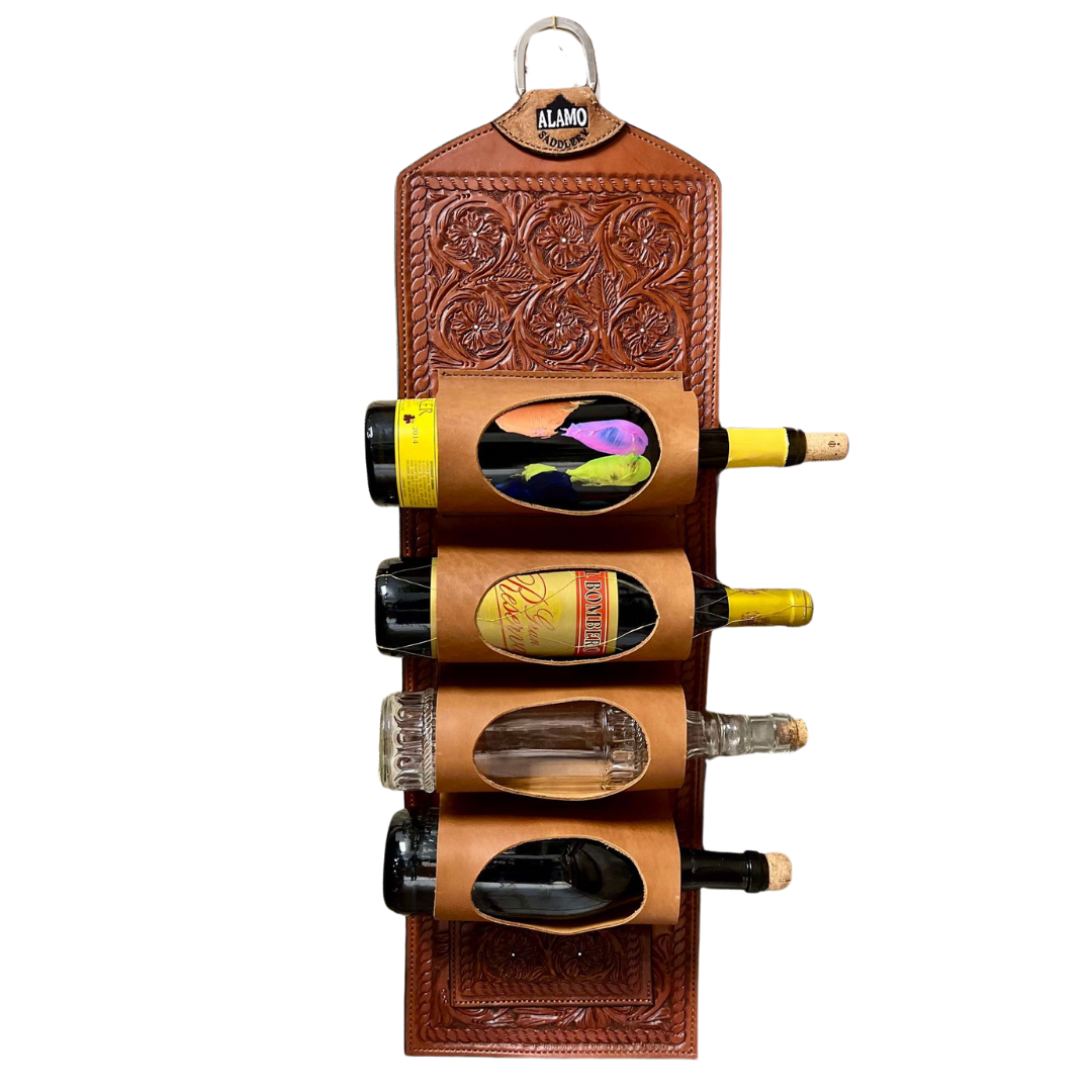 Alamo Saddlery Wine Holder Style #1