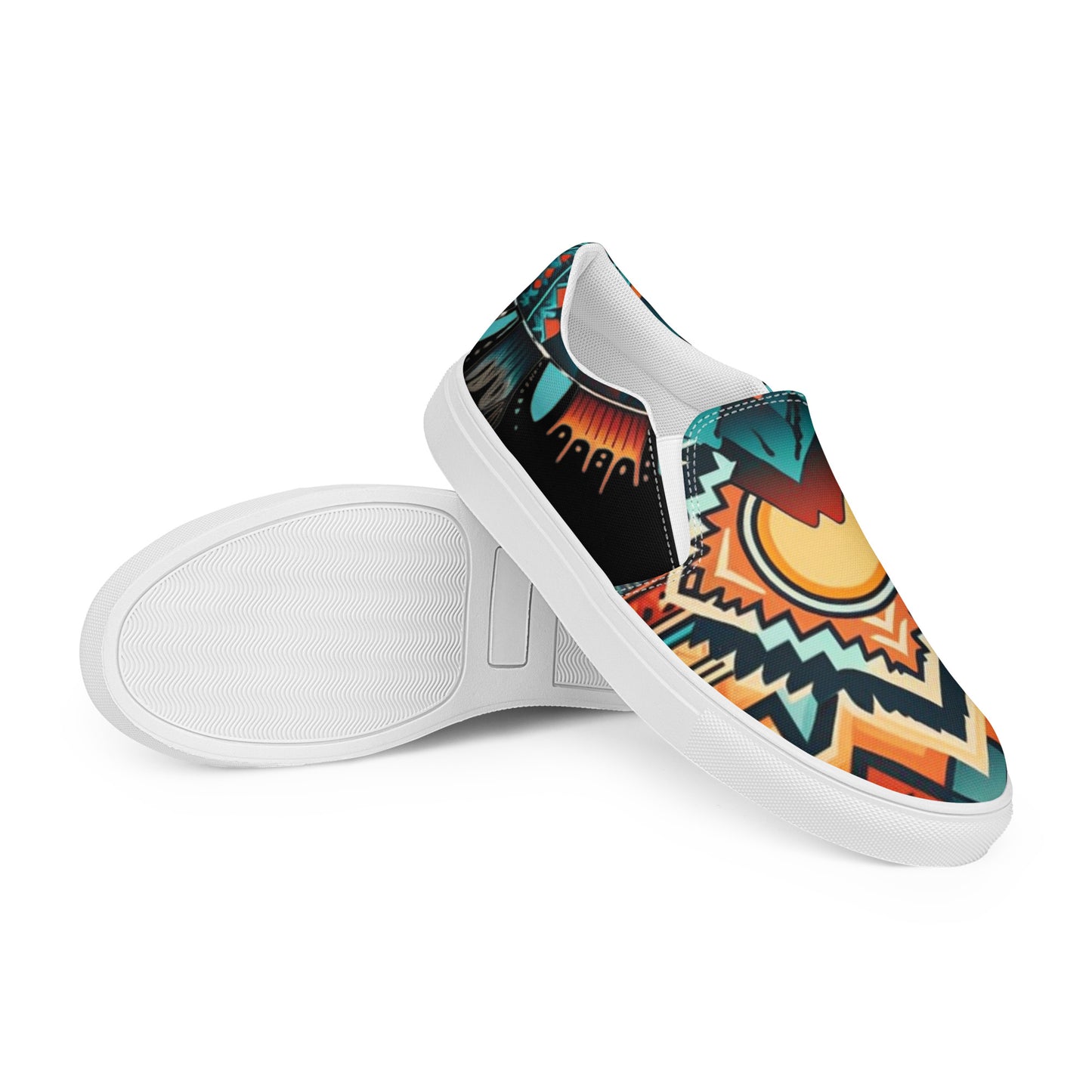 Southwestern Women’s Slip-on Canvas Shoes