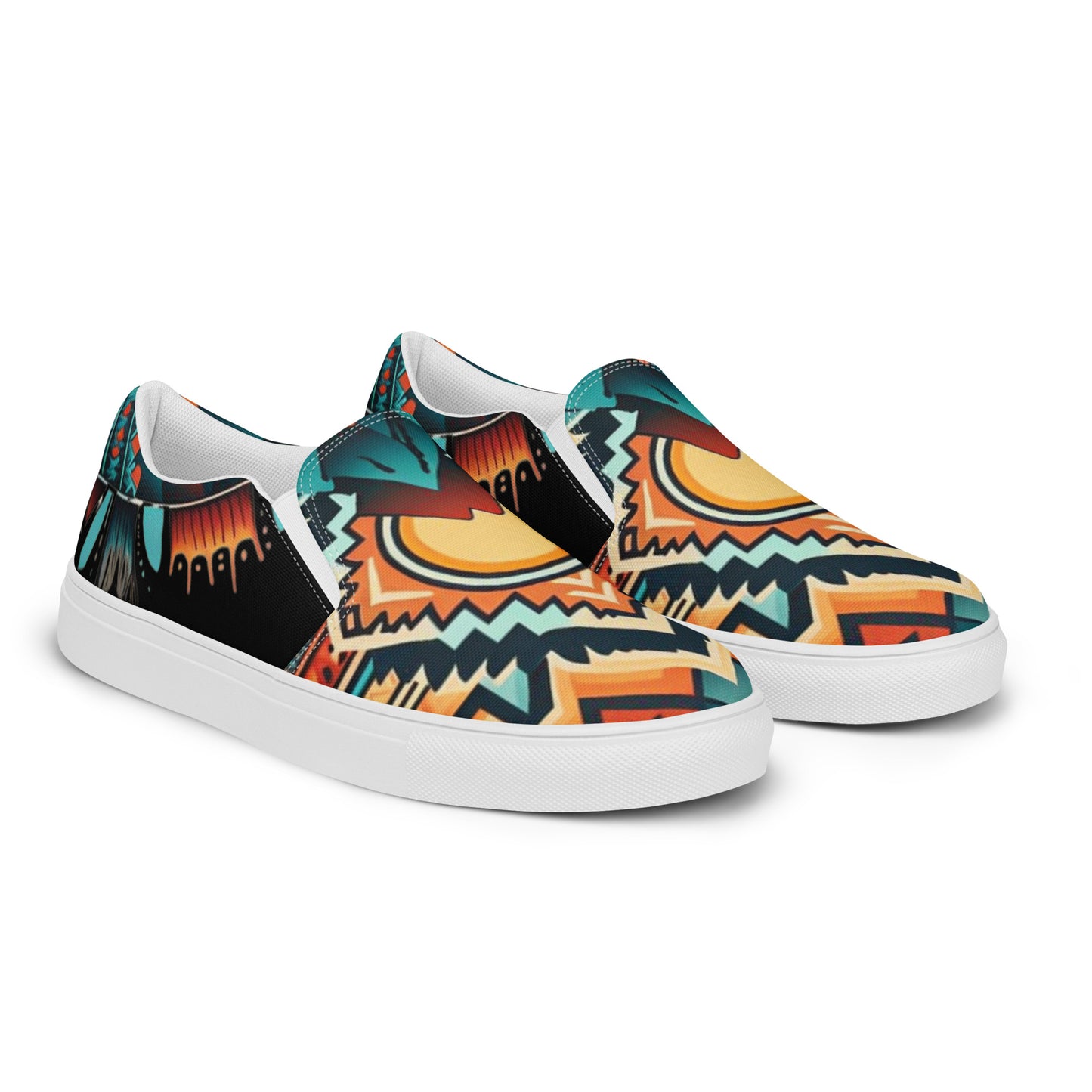 Southwestern Women’s Slip-on Canvas Shoes