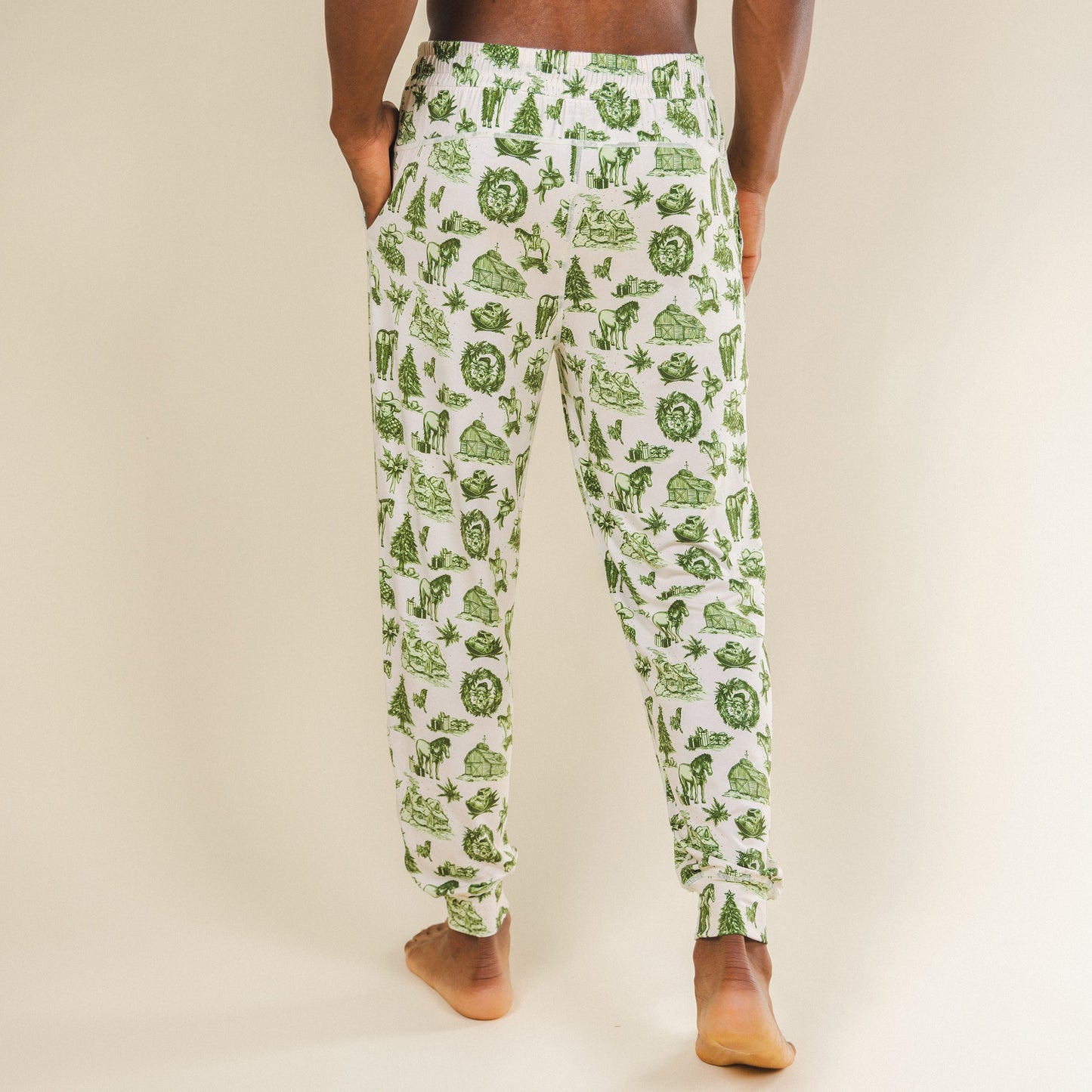The Western Wonderland | Western Toile SleepDeep™ Men’s Pajama Joggers