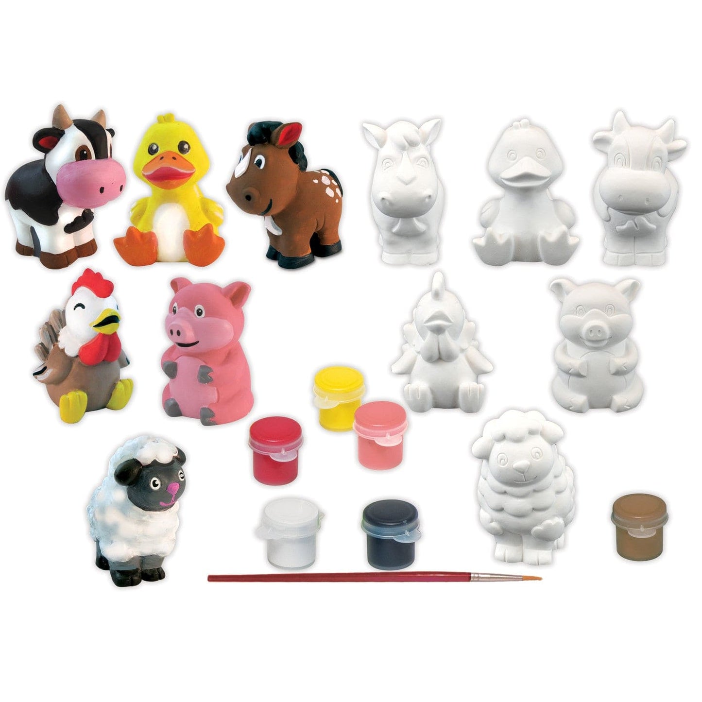 Farm Friends - Plaster Figurine Paint Set