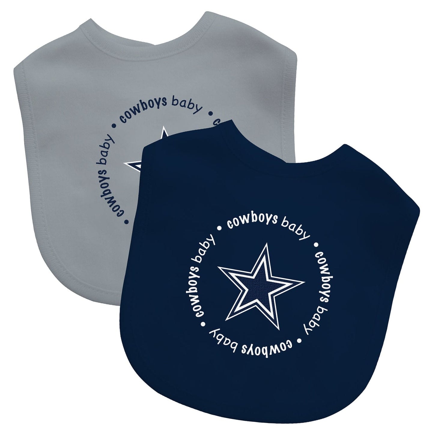 Dallas Cowboys - Baby Bibs 2-Pack - Navy & Gray