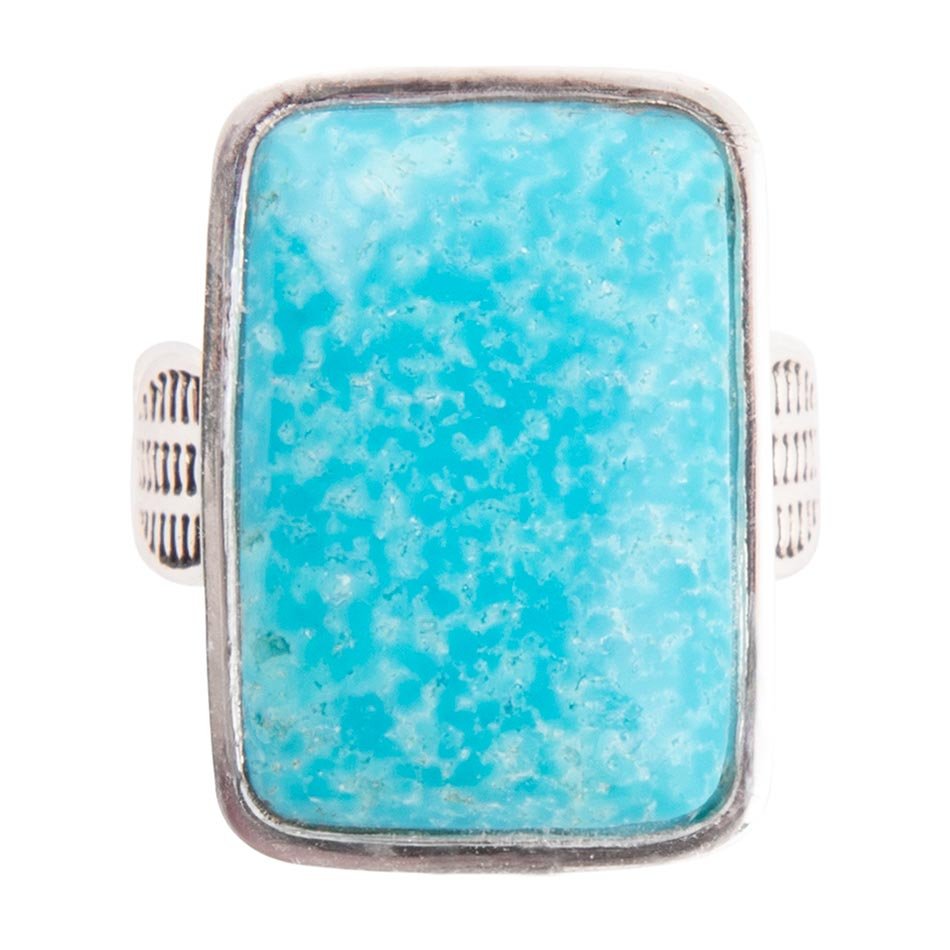 Zion Blue Turquoise and Sterling Silver Ring