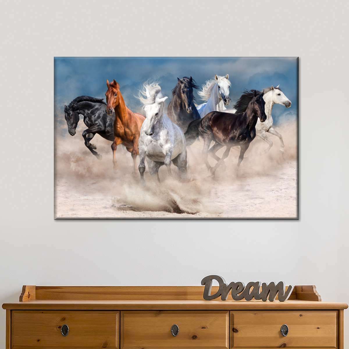 Running Horses Wall Art choice of sizes