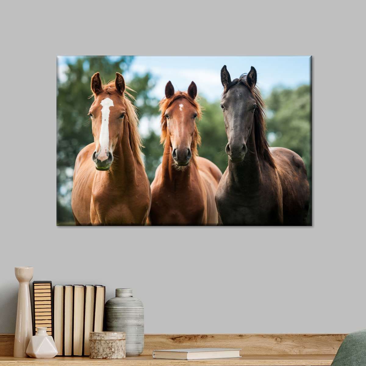 Young Horses Wall Art