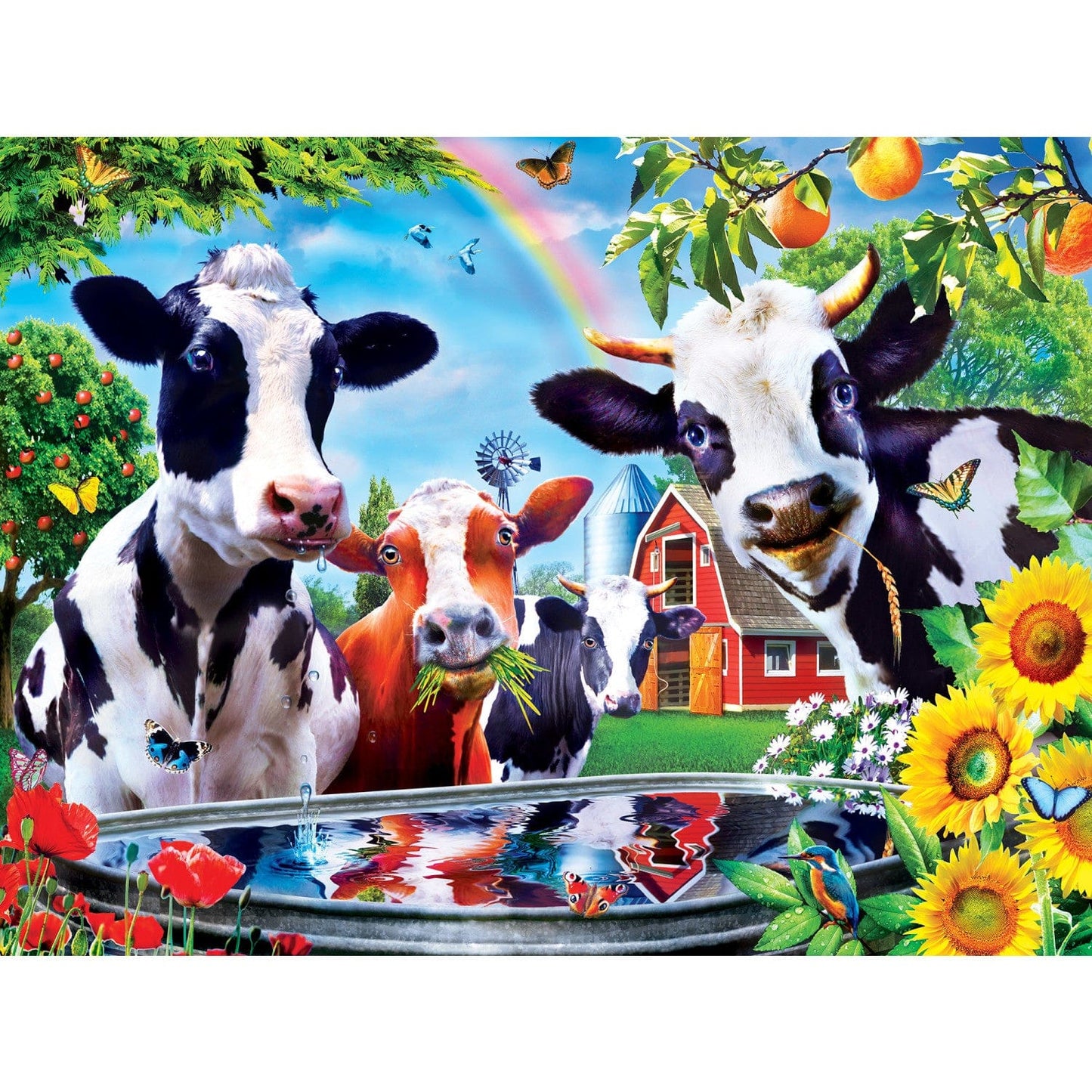 Green Acres - Moo Love 300 Piece EZ Grip Jigsaw Puzzle