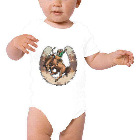 Rodeo Cowboy Little Bitty Onesie