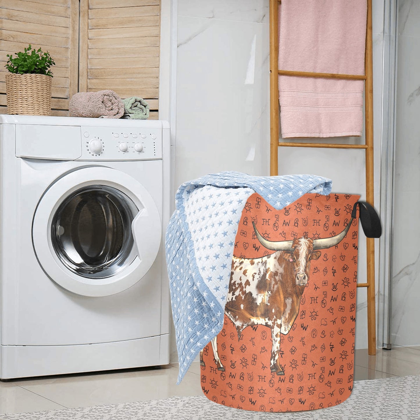 Rust Brands Longhorn Large Storage Laundry Basket