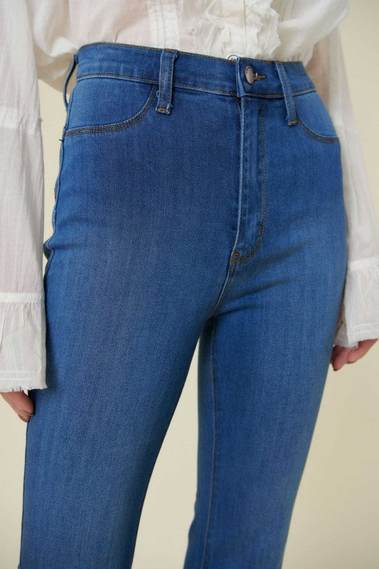 High Waisted Flare Jeans - 32.5" inseam - bell bottom, bell bottom jeans, bell bottoms, bellbottomjeans, bellbottoms. bells., bells, flare, flared, flared jeans, flared pants, flaredjeans, flares, Jeans -  - Baha Ranch Western Wear