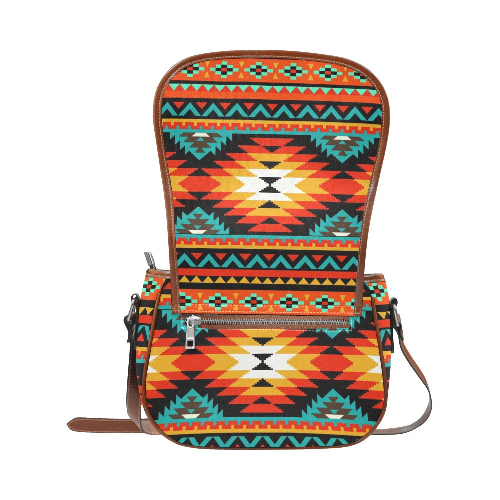 Navajo Aztec Western Saddle Bag Handbag