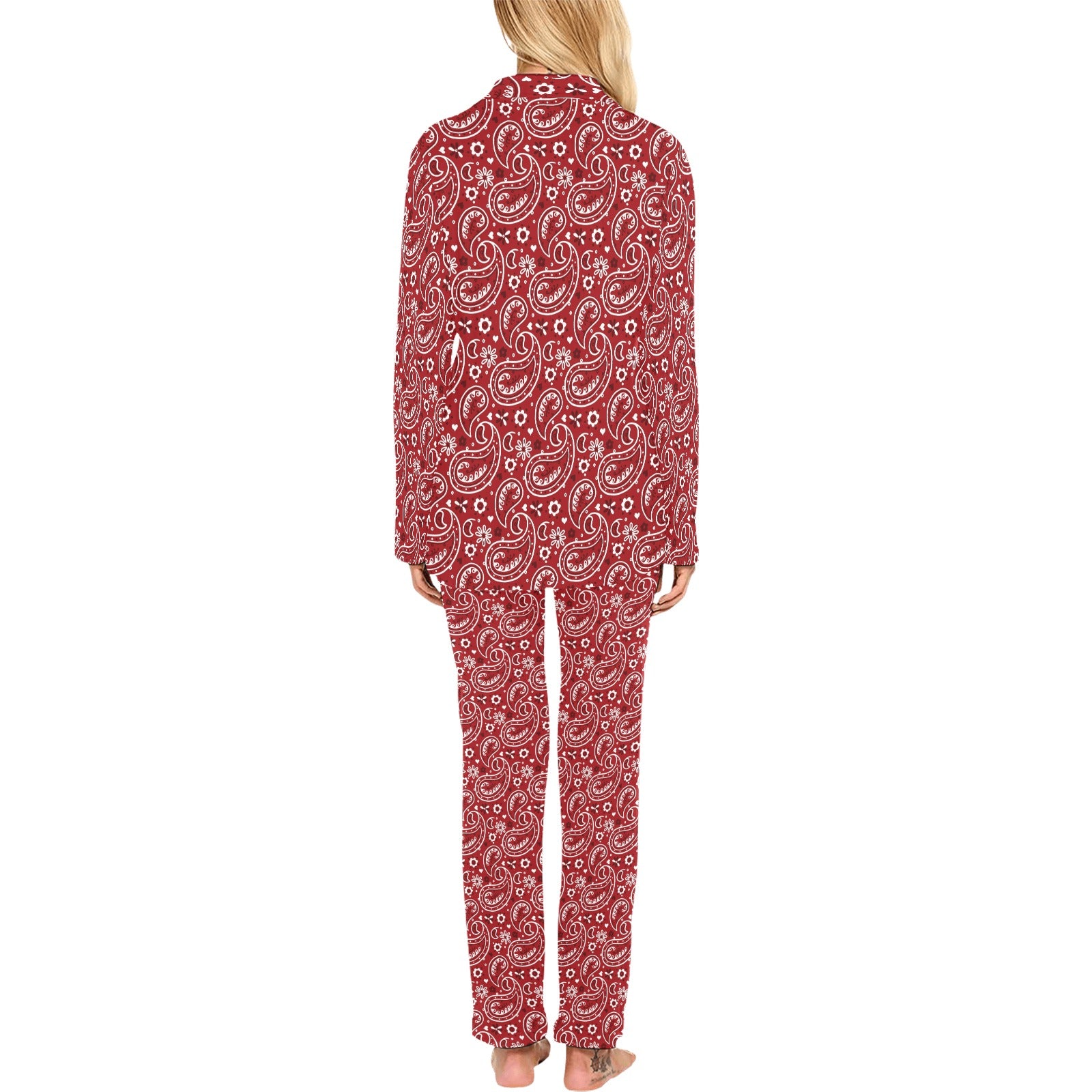 Red bandana online pajamas