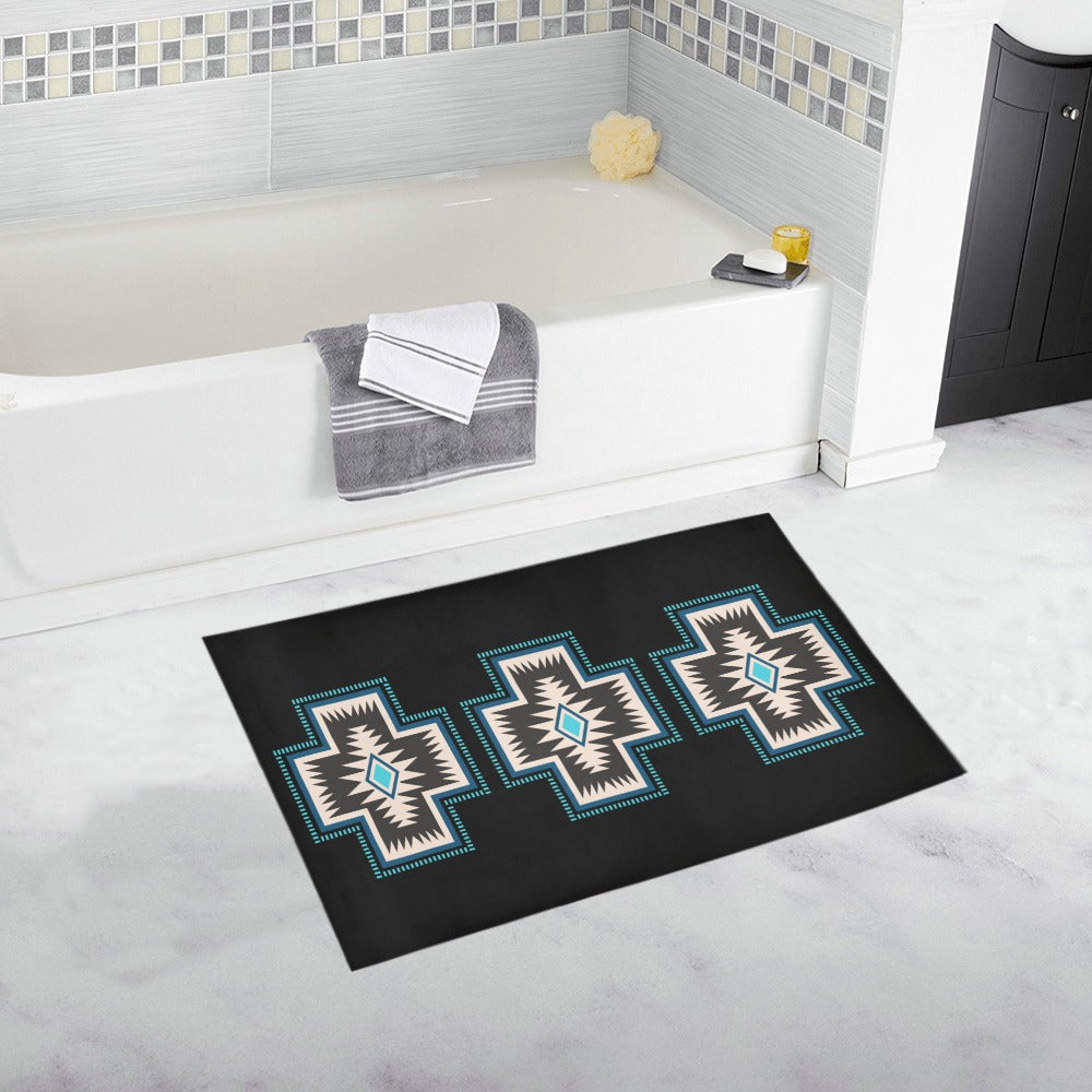 Southwestern Cross Bath Mat 20" x 32"