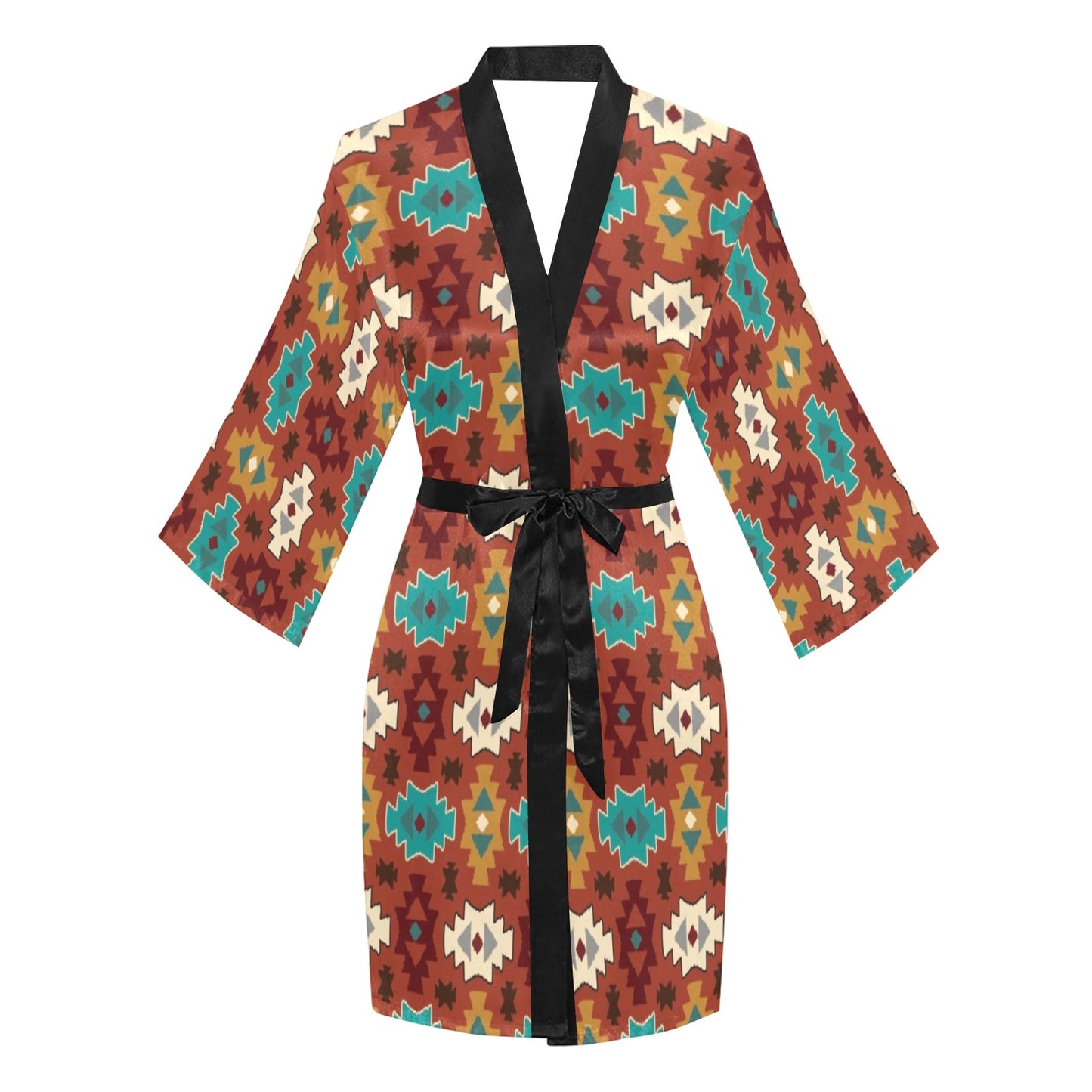 Old Aztec Women's Lounge Kimono Robe