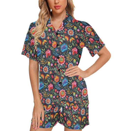 Talavera Print Women's Western Pajama Set