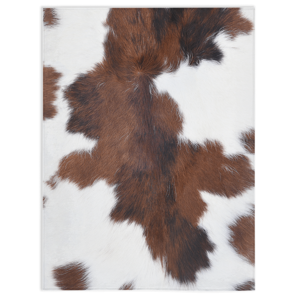 Cow Print Minky Baby Blanket