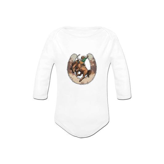 Rodeo Cowboy In Training Long Sleeve Bodysuit Baby