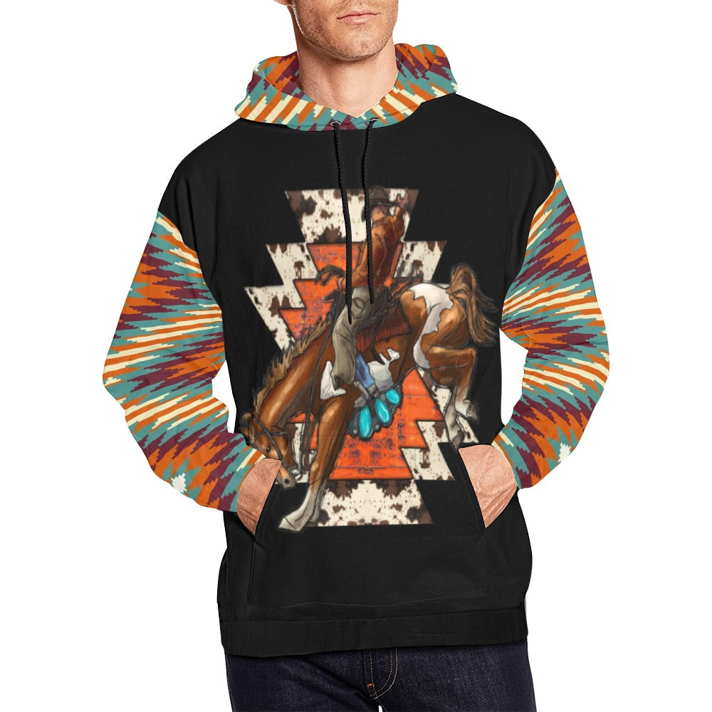 Aztec Rodeo Cowboy Unisex Hoodie