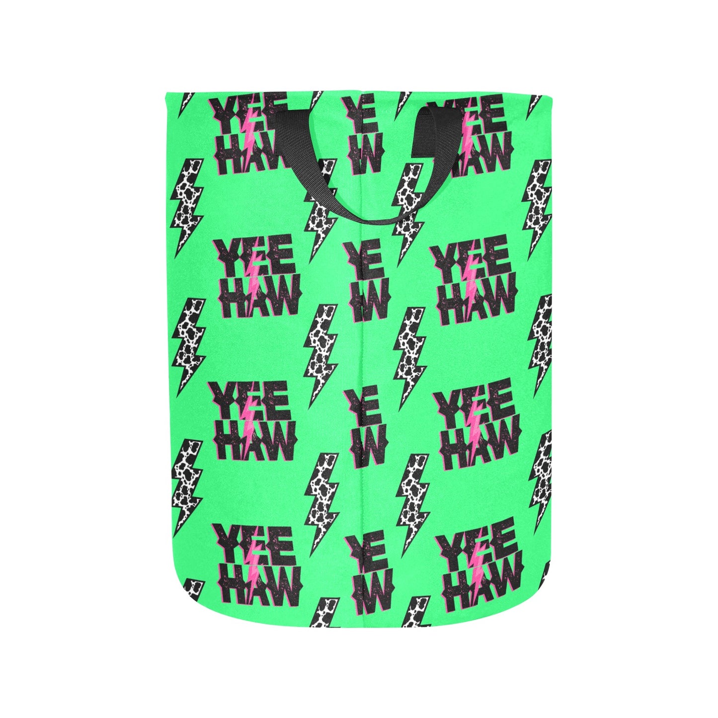 Neon Yeehaw Western Large Storage Laundry Basket