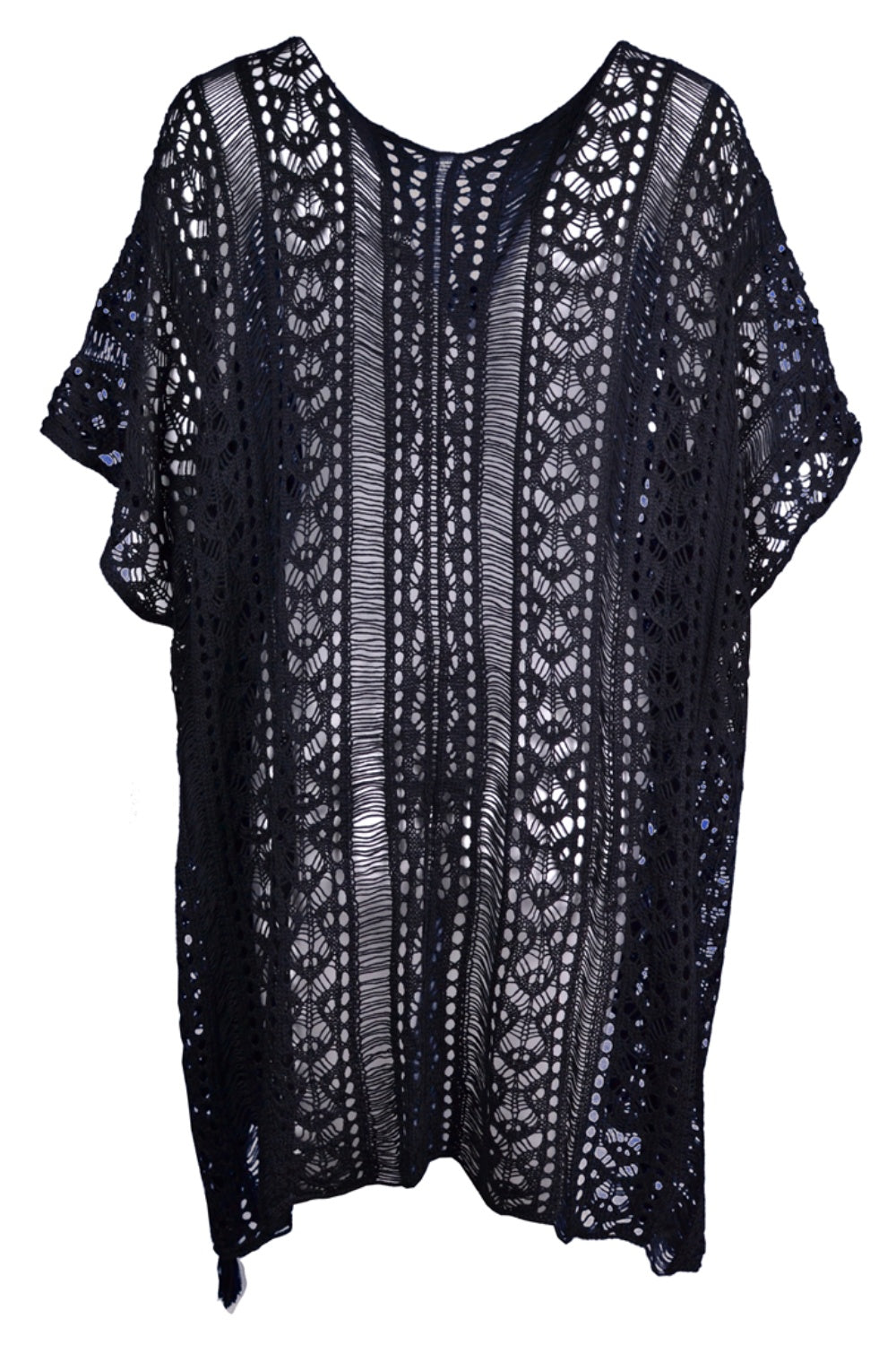 Beach Cruise Cutout V-Neck Cover-Up with Tassel choice of colors