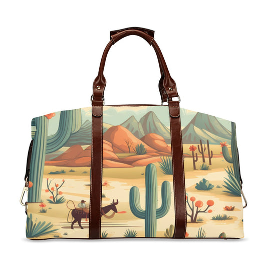 Desert Oasis Large Western Travel Flight Bag