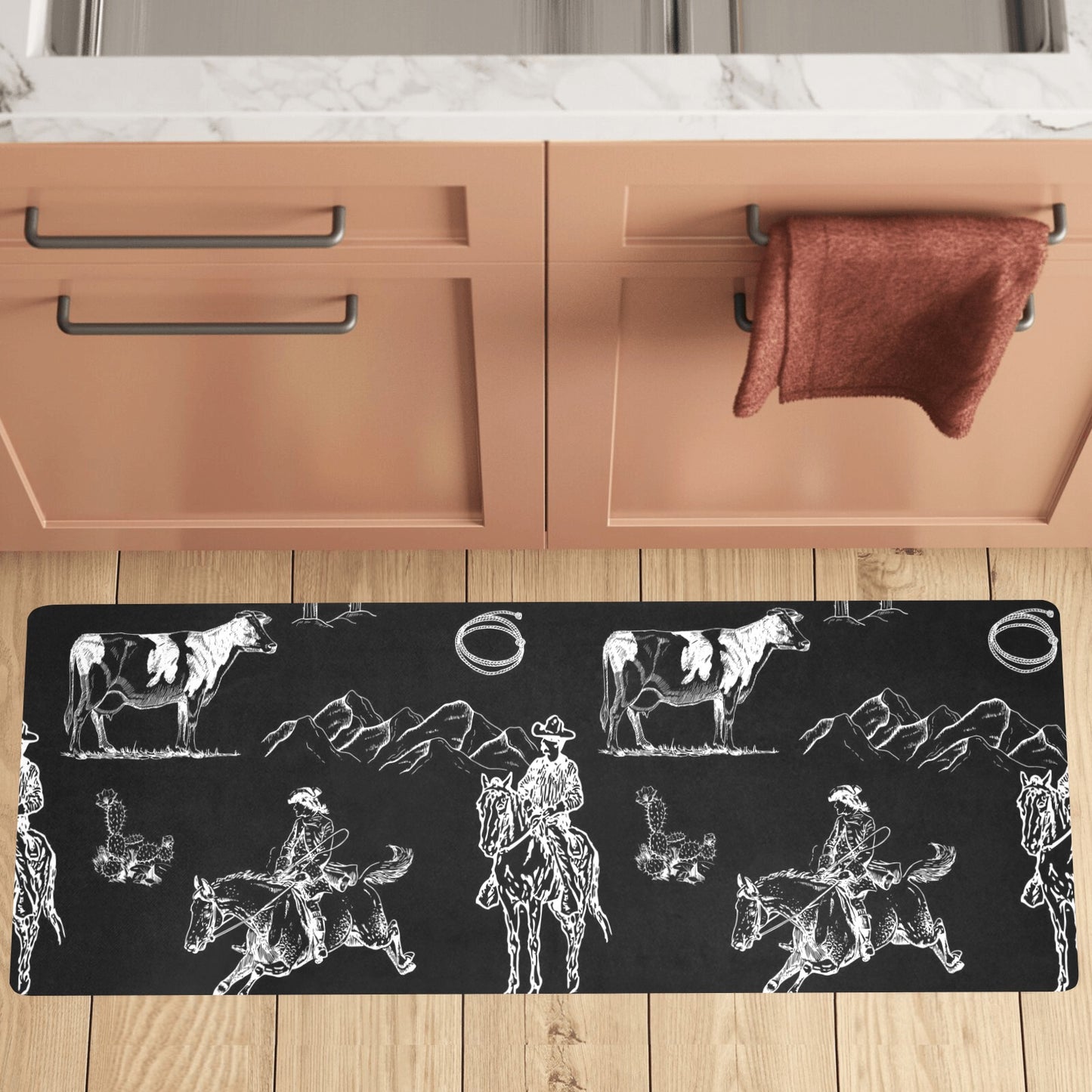 Ranch Life Long Kitchen Mat 48"x17"