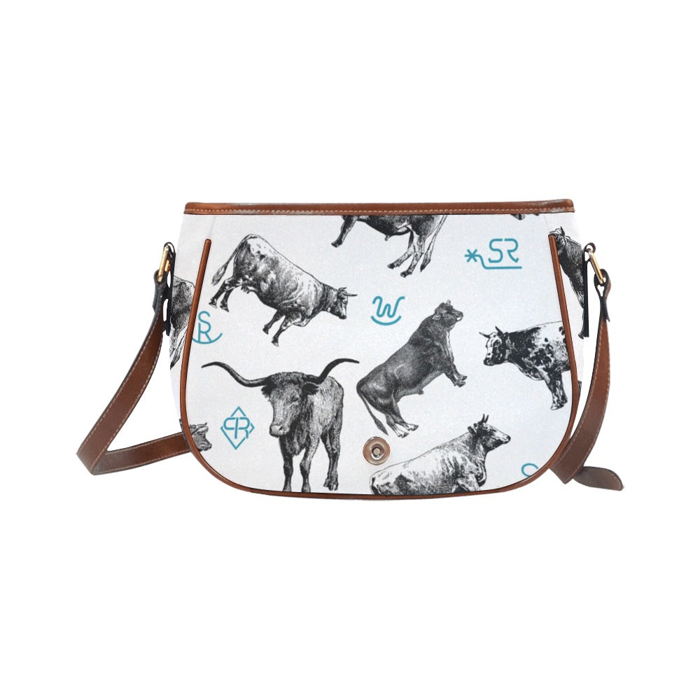 Cattle and Brands Western Saddle Bag Handbag