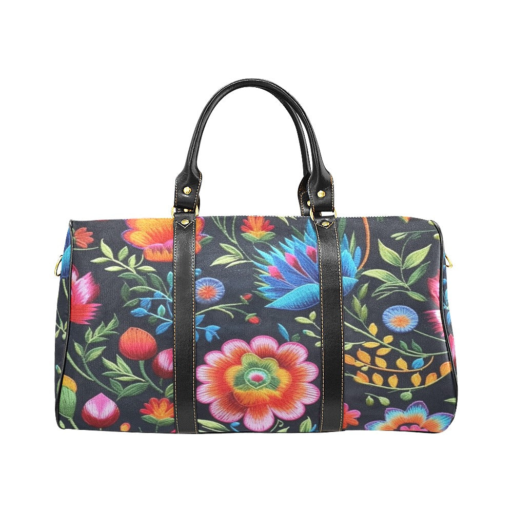Talavera Floral Print Small Travel Bag