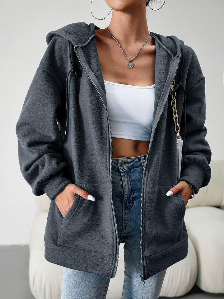 Hooded Jacket with pockets