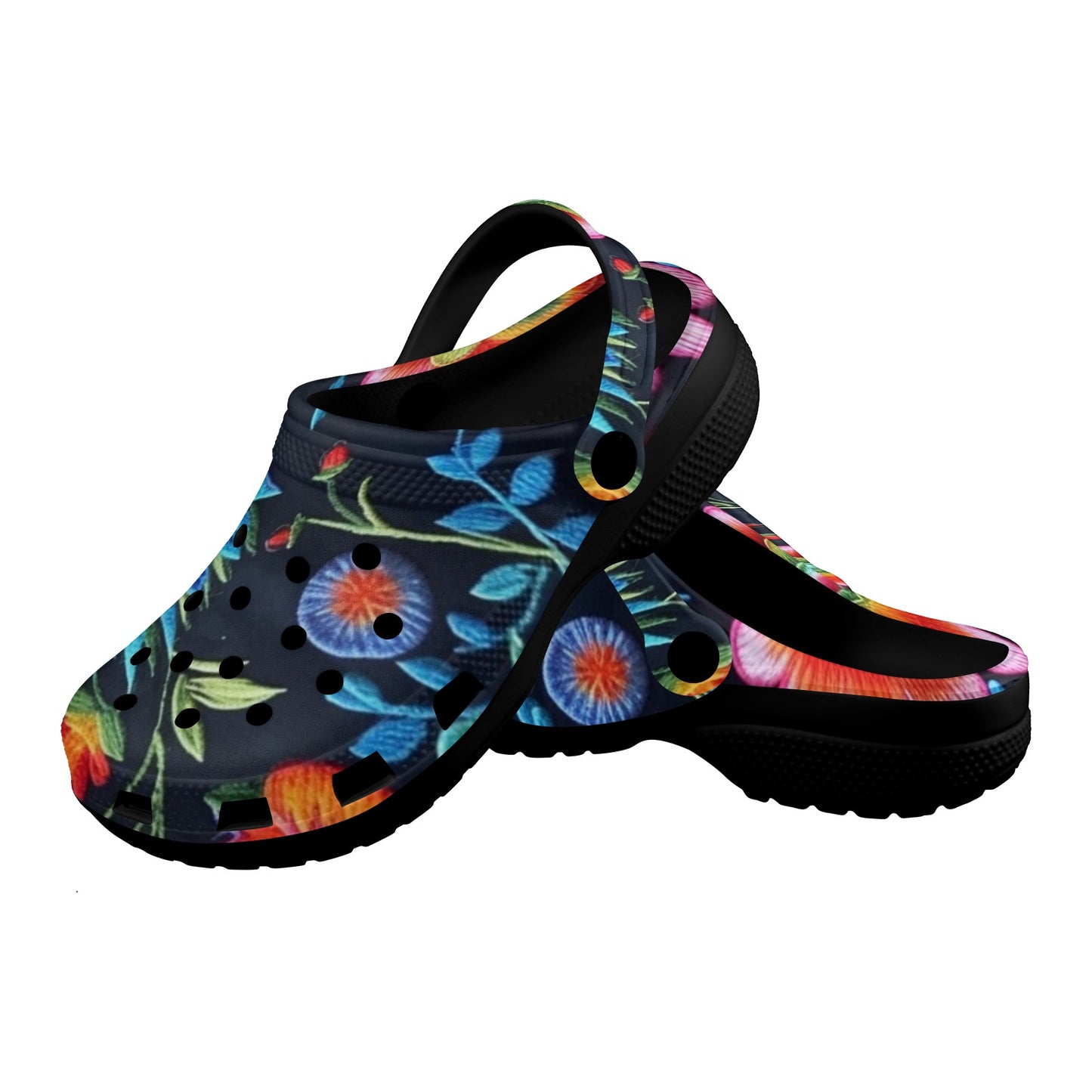 Talavera Floral Clog Shoes