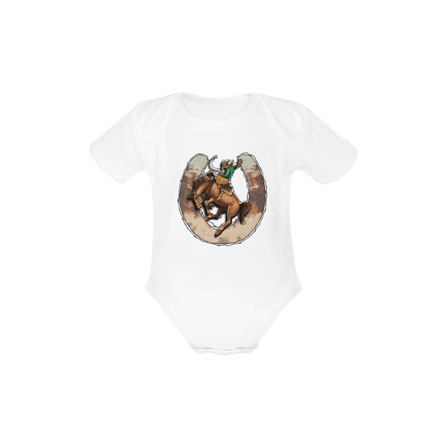 Rodeo Cowboy Little Bitty Onesie