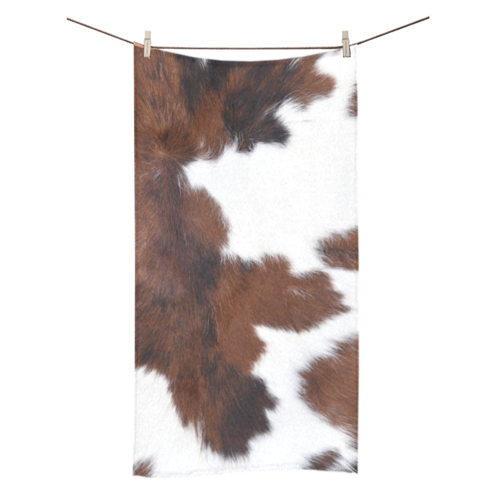 Cow Print Bath Towel 30"x56"