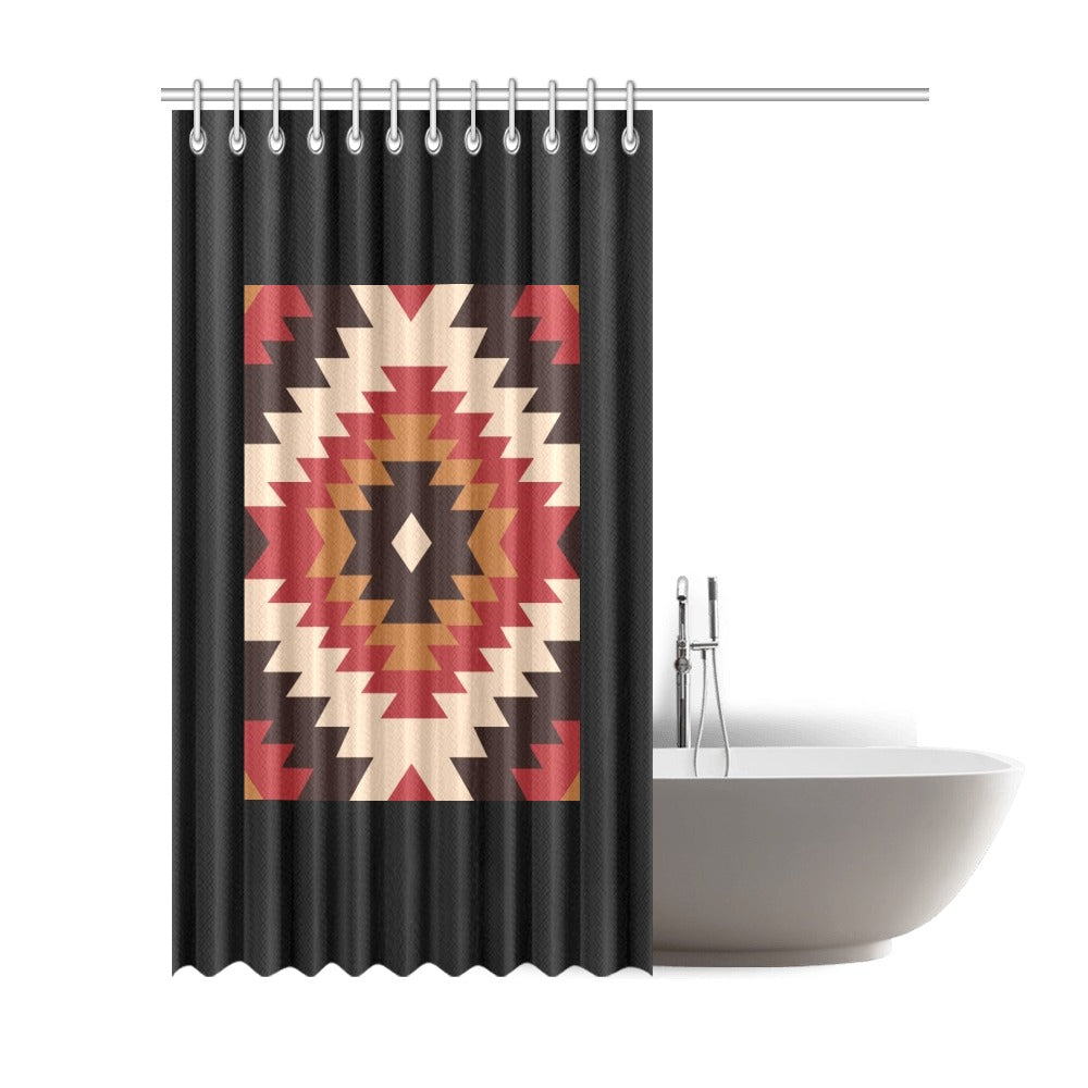 Southwestern Aztec Shower Curtain 72"x84"