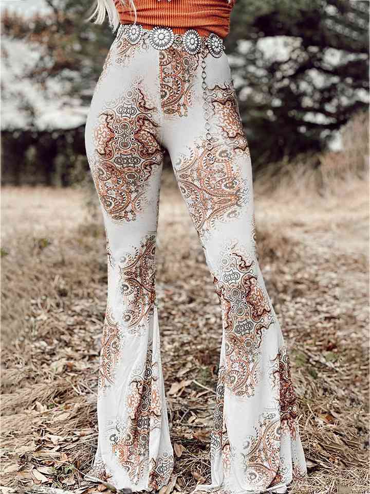 Bohemian hotsell flare leggings