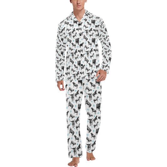 Cattle and Brands Men's Western Pajama Set