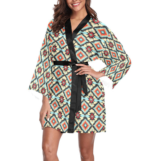 Colorado Aztec Women's Lounge Kimono Robe