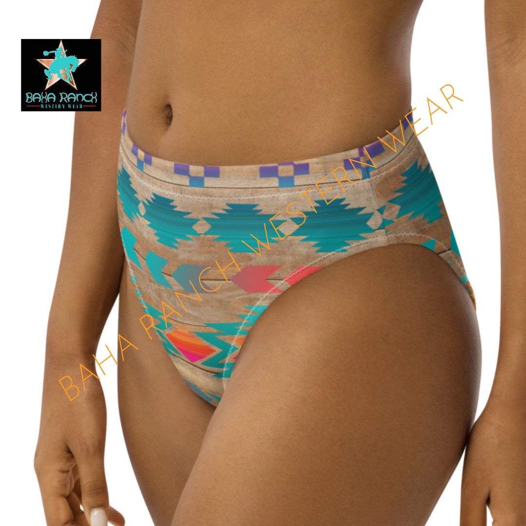 Yeehaw Southwest Aztec Bikini Bottom - #bkbottom, #swimming, #swimsuit, #swimwear, aztec, bikini, bikini bottom, southwest -  - Baha Ranch Western Wear