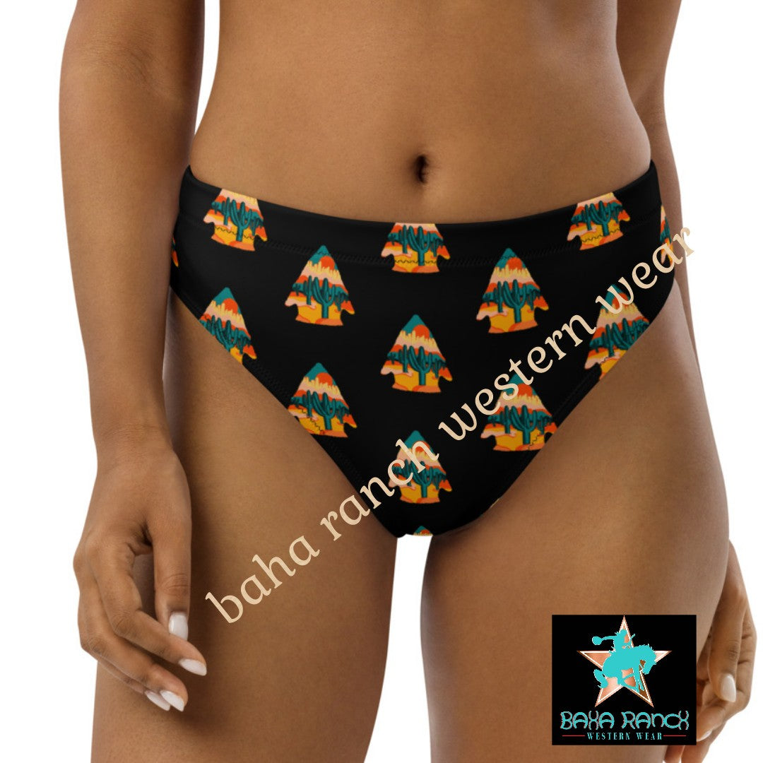 Yeehaw Desert Arrowhead Bikini Bottom - #bkbottom, #swimming, #swimsuit, arrow head, arrowhead, bikini set, desert -  - Baha Ranch Western Wear