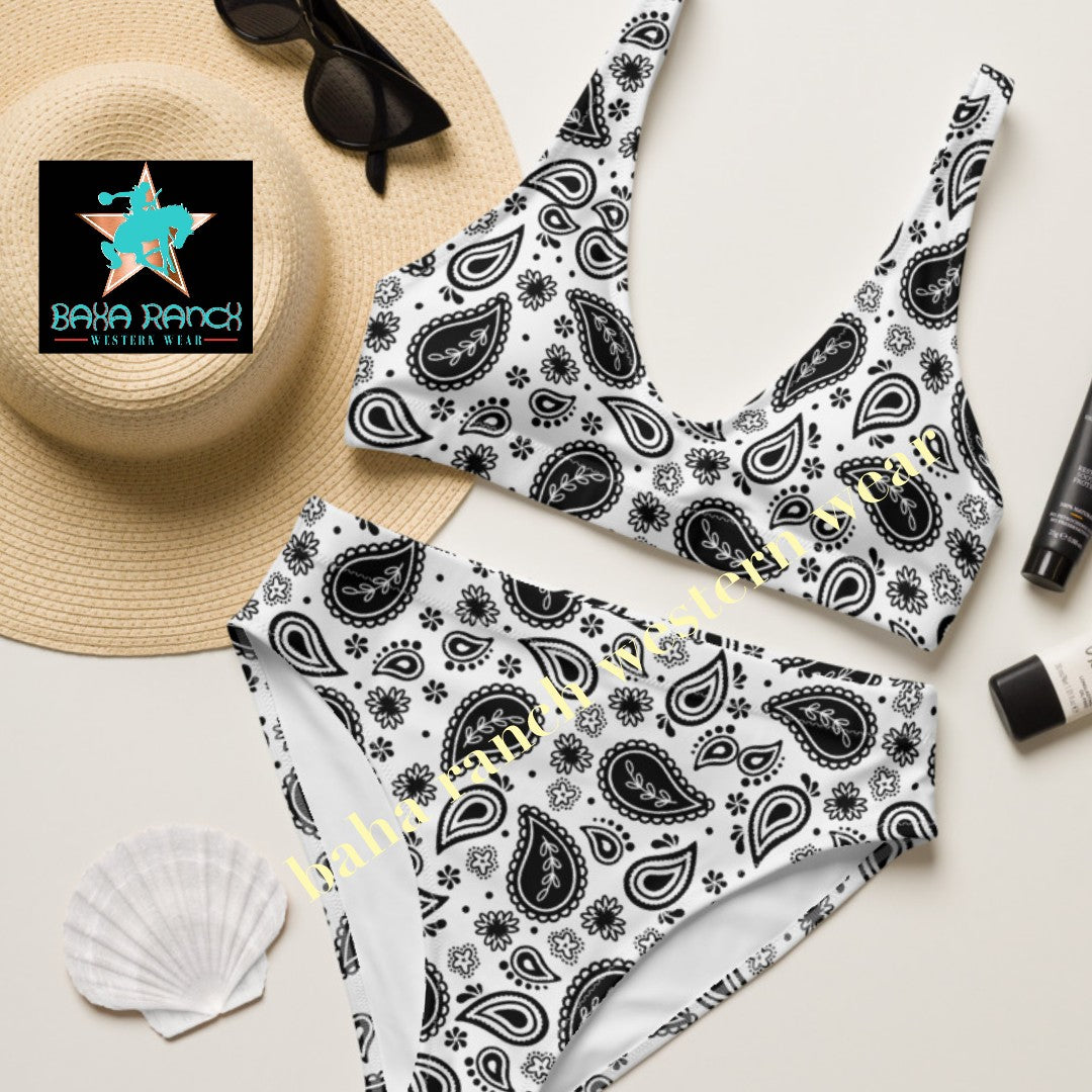 Yeehaw Paisley Bikini - #bk, beach, bikini, bikini bottom, bikini top, paisley, paisley print, swim suit, swimming, swimsuit -  - Baha Ranch Western Wear