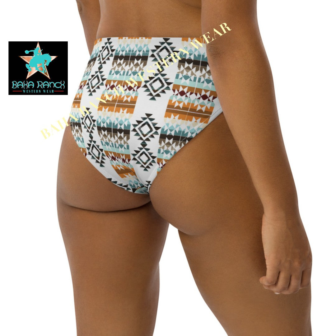 Yeehaw Aztec Print Bikini Bottom - #bkbottom, aztec, aztec print, beach, beachese, bikini, swim, swim suit, swimming, swimsuit -  - Baha Ranch Western Wear