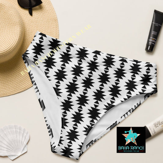 Yeehaw White Aztec Bikini Bottom - #bkbottom, #swim, #swimmingsuit, #westernswimsuit, aztec, aztec print, bikini, bikini swim suit, bikini swim wear, southwestern, swim suit, swim suits, swim waer, swim wear, swim wera, swimming, swimming suit, swimming suits, swimmingsuits, swimsuit, swimsuits, swimsuts, swimwaer, swimwear, western, white swim suit -  - Baha Ranch Western Wear