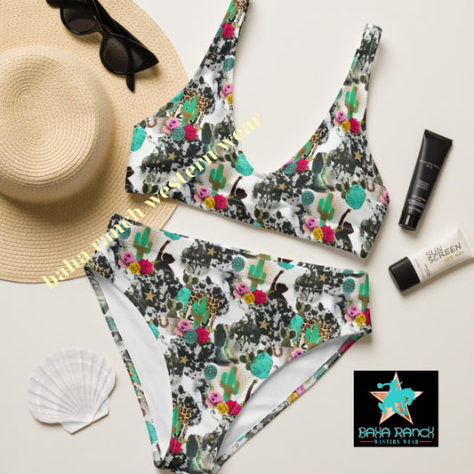 Yeehaw Funky Cowgirl Collage Bikini - #bk, #swim, #swimmingsuit, #westernbikini, #westernswimsuit, bikini, bikini bottm, bikini bottom, bikini set, bikini suit, bikini swim suit, bikini swim wear, bikini top, bikinis, collage, cowboy, cowgirl, funky, swim suit, swim suits, swim waer, swim wear, swim wera, swimming, swimming suit, swimming suits, swimmingsuits, swimsui, swimsuit, swimsuits, swimsuts, swimwaer, swimwear -  - Baha Ranch Western Wear