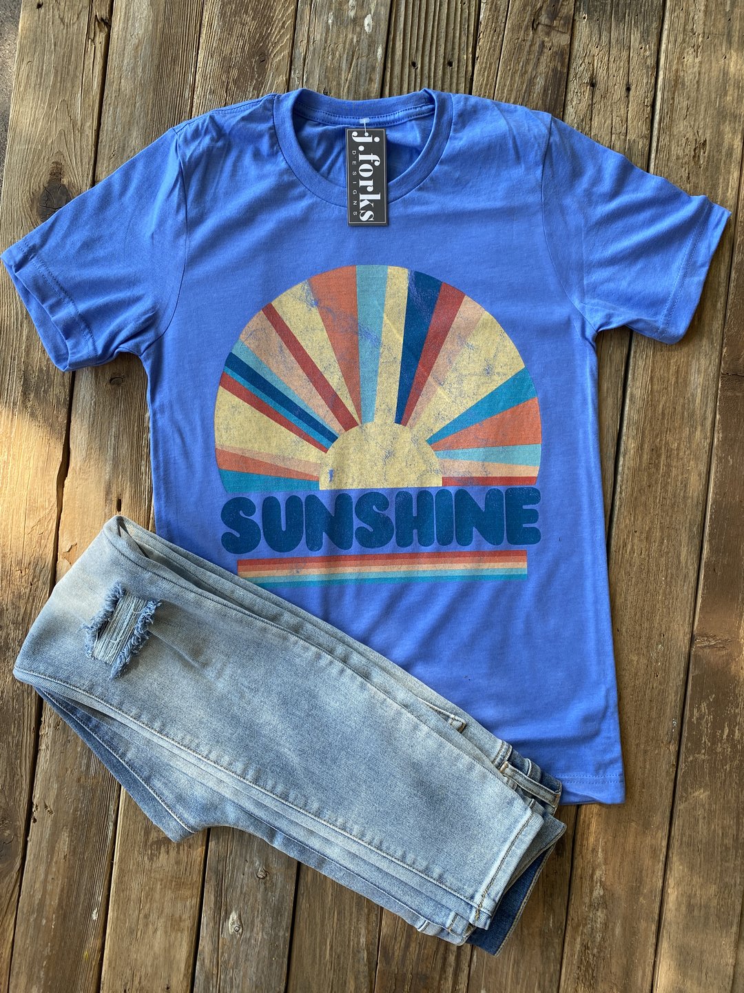 Sunshine Tee - cowgirl, graphic, rodeo, shirt, shirts, southwestern, sunshine, t, tee, tees, western -  - Baha Ranch Western Wear