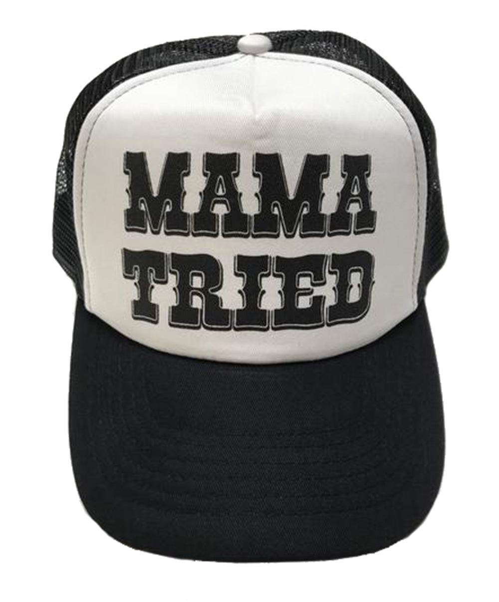 Mama Tried Trucker Cap - cap, hat, mama, tried, trucker -  - Baha Ranch Western Wear