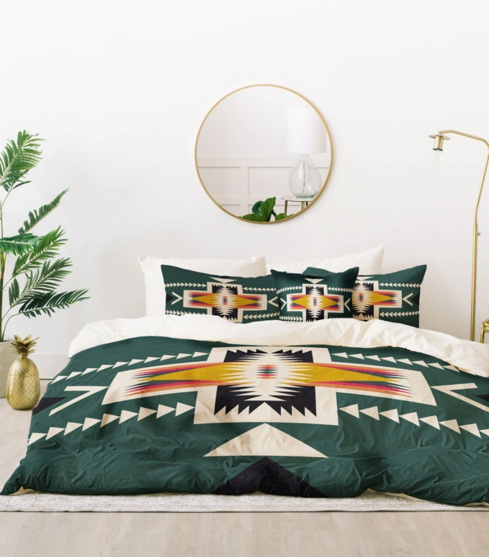 Santa Fe Bed In A Bag - aztec, aztecbedding, azteccomforter, bedding, blanket, comforter, decor, home, southwesternhome, southwesternhomedecor, wesern, western, westerndecor -  - Baha Ranch Western Wear