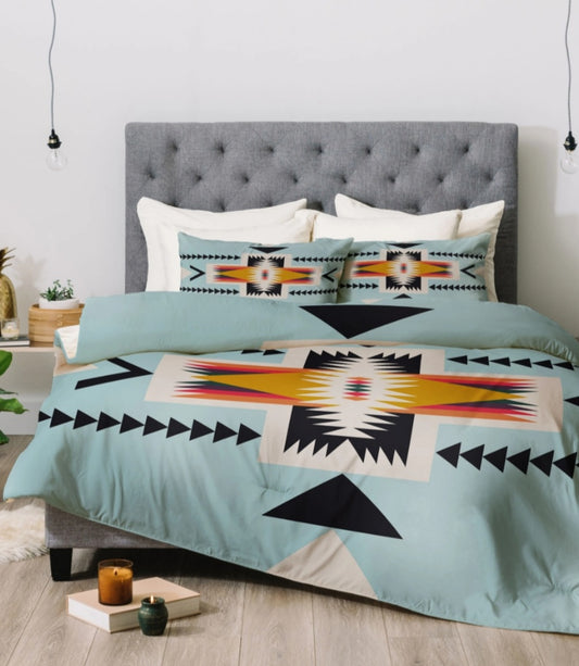 Las Cruces Comforter - aztec, bedding, blanket, comforter, home, ranch, southwest, southwestern, western -  - Baha Ranch Western Wear