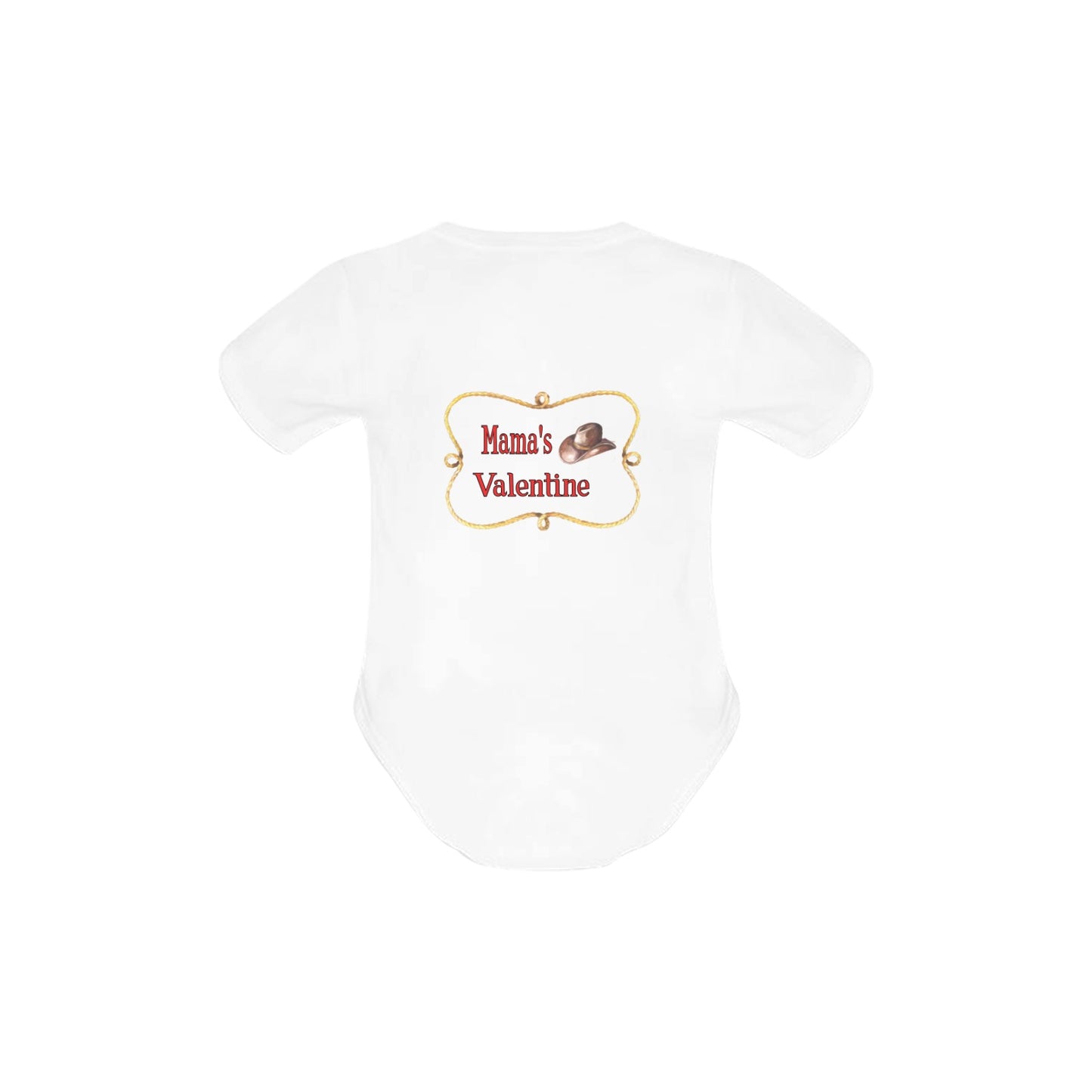 Mama's Valentine Baby Onesie