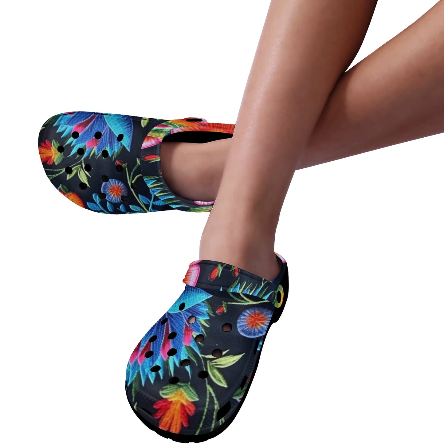 Talavera Floral Clog Shoes