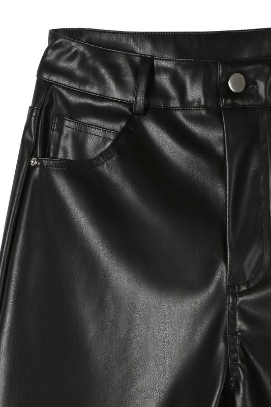 Black Jack Faux Leather Pants
